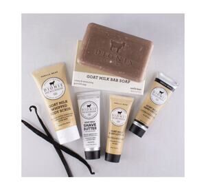 Dionis Goat Milk Vanilla Bean 6 Pc Travel Skincare Gift Set New